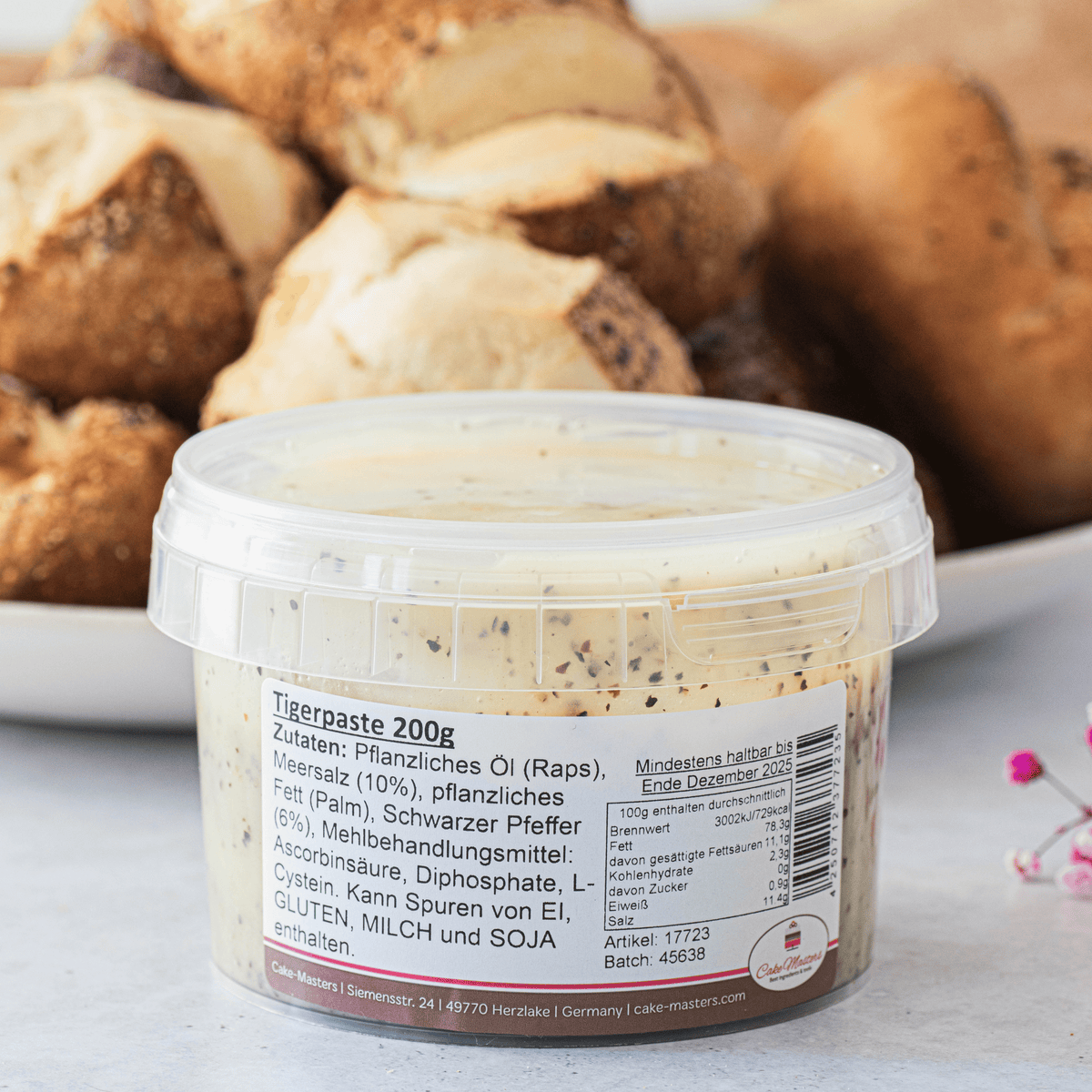 Tigerpaste | Topping für Backwaren wie Brot & Brötchen | 200 g