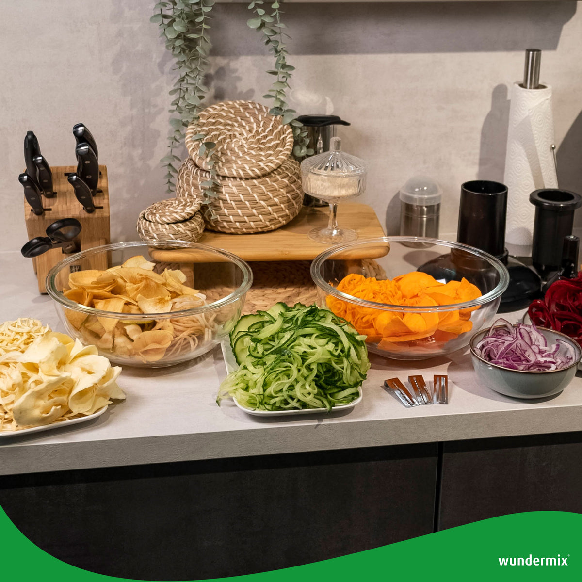 WunderSlicer® V2 & WunderZoodler® Sparset für Thermomix TM7, TM6, TM5
