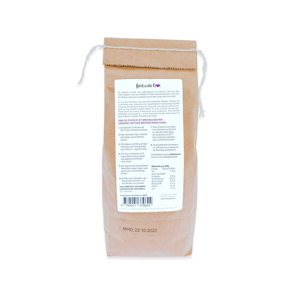 Brotbackmischung «Dinkelqueen» | Dinkelbrot | 1000g