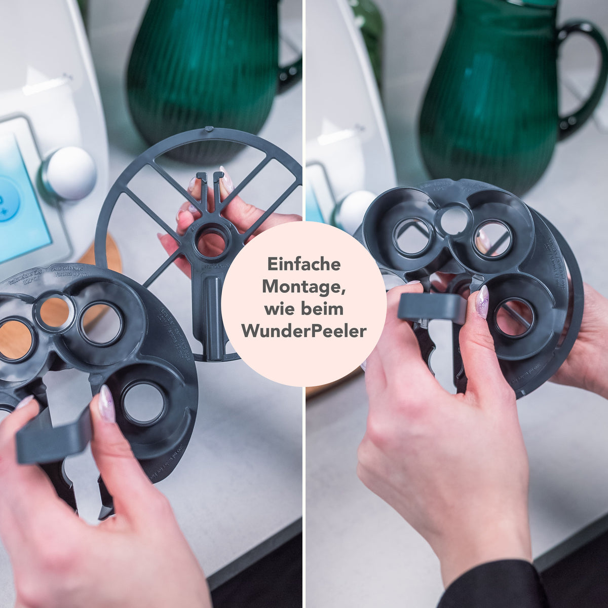 EggPro | Eierhalter-Aufsatz inkl. Träger für Monsieur Cuisine Smart, Trend, Connect