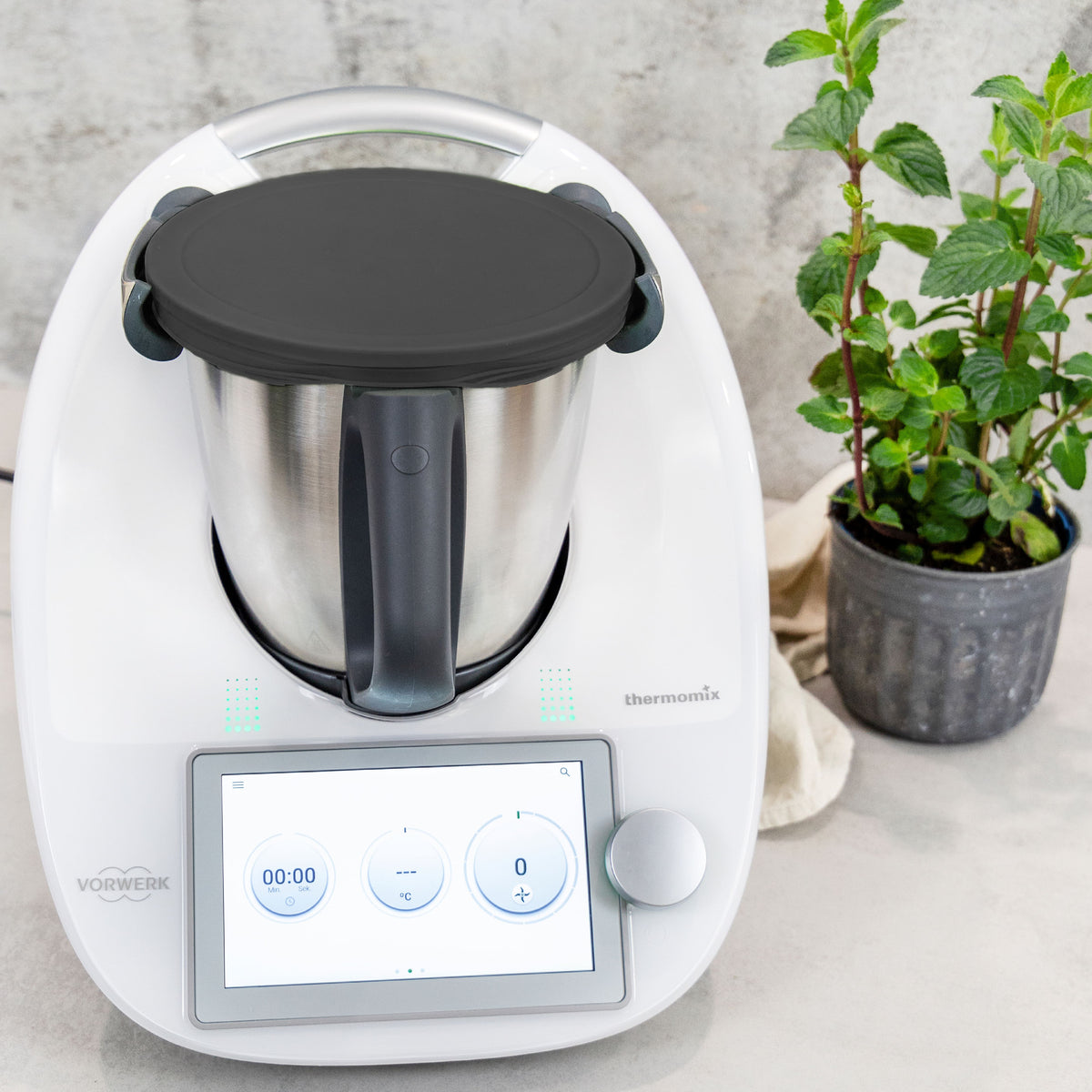 WunderLid® | Silikondeckel für Thermomix-Mixtopf TM7, TM6, TM5, TM31