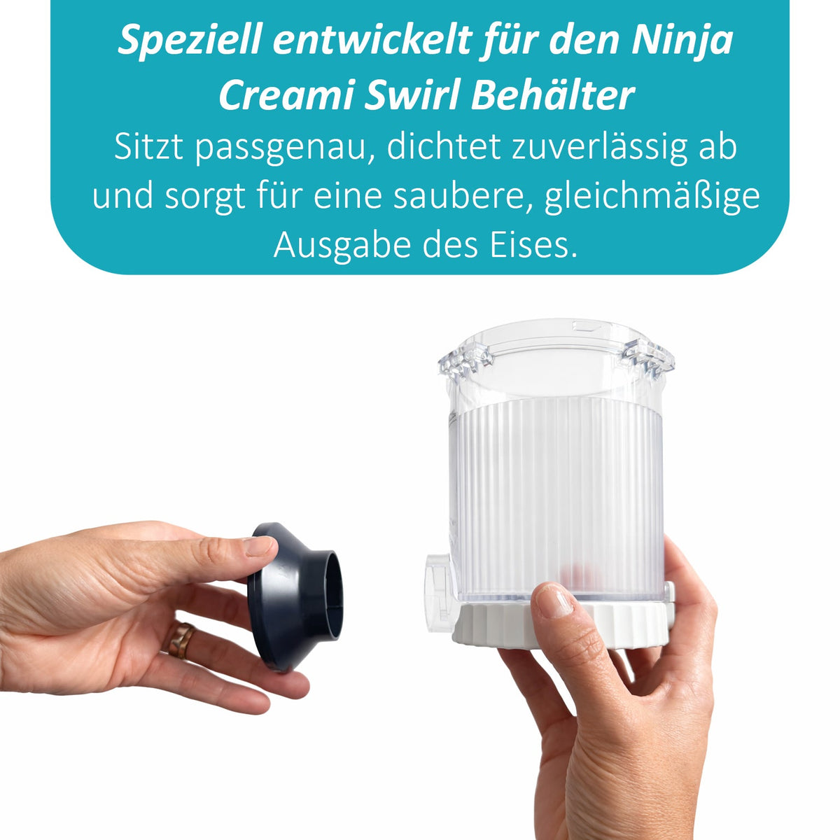 Swirlyzer | Spaghetti-Eis-Aufsatz für Ninja Creami Swirl