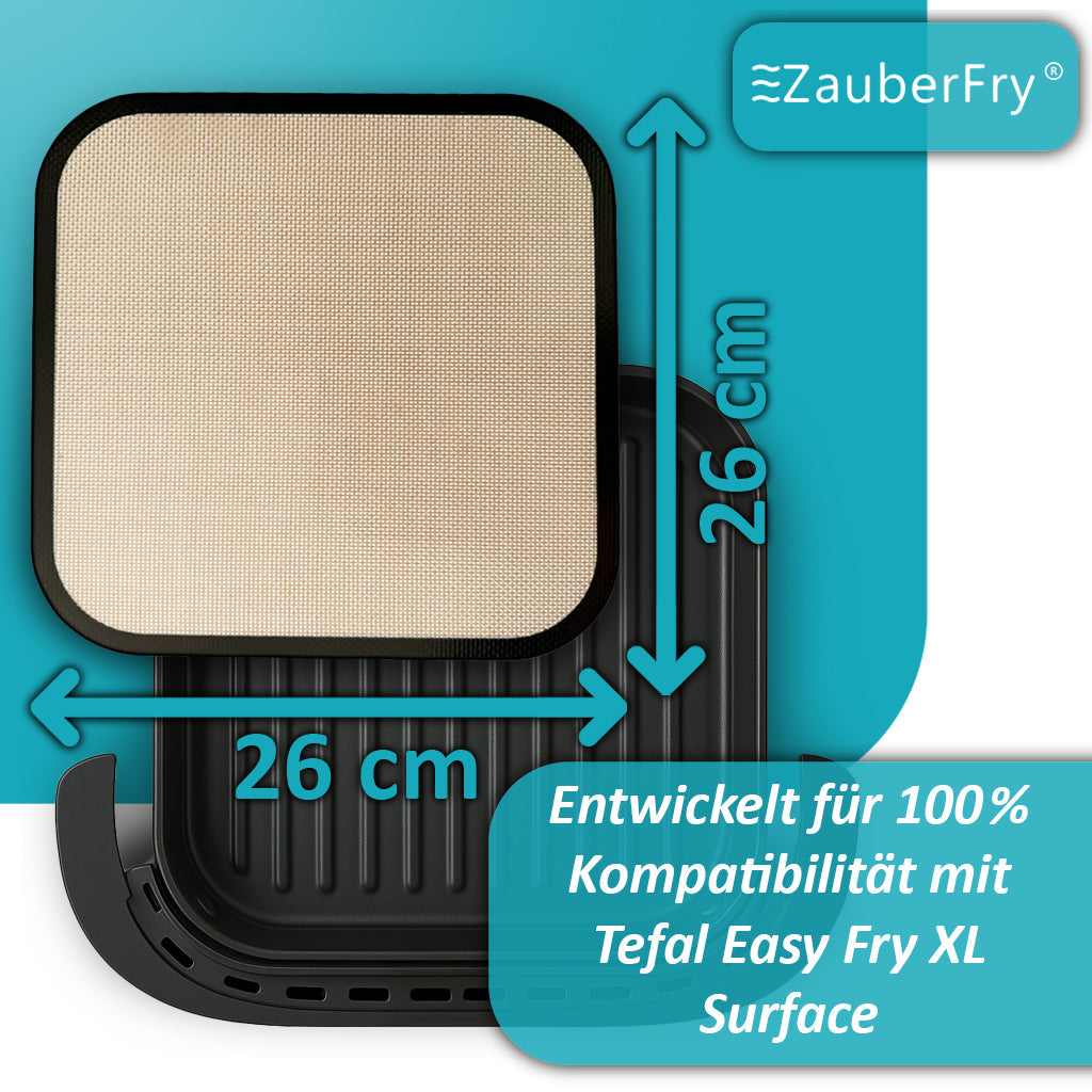 ZauberFry | Dauerbackmatte für Tefal Easy Fry XL Surface