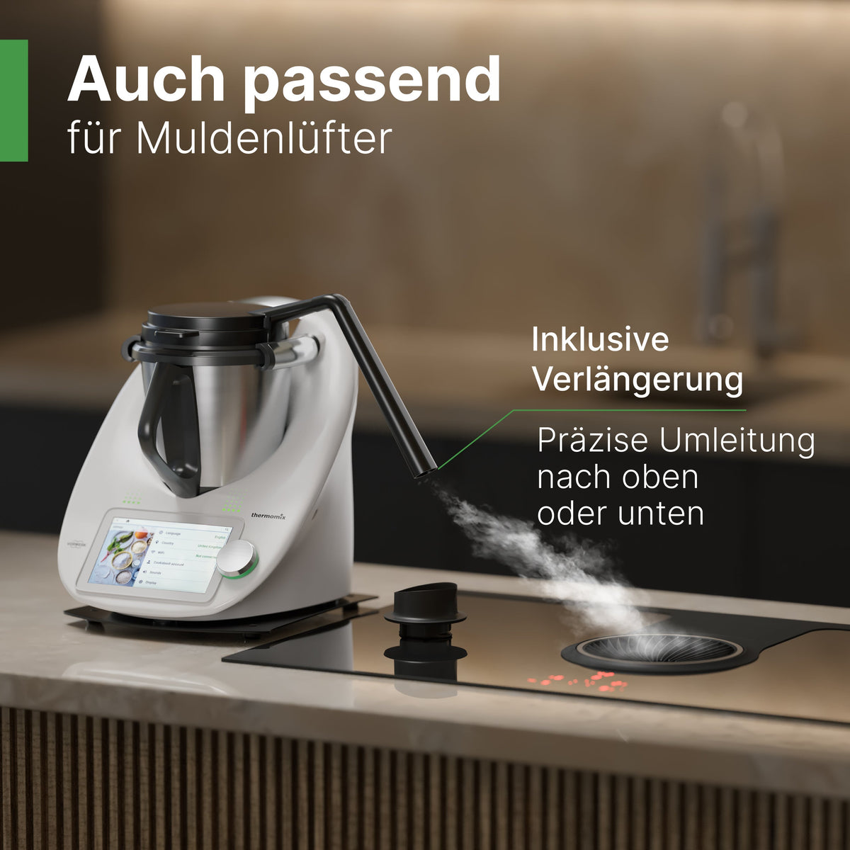 DampfPRO | Dampfumleiter für Thermomix TM6, TM5