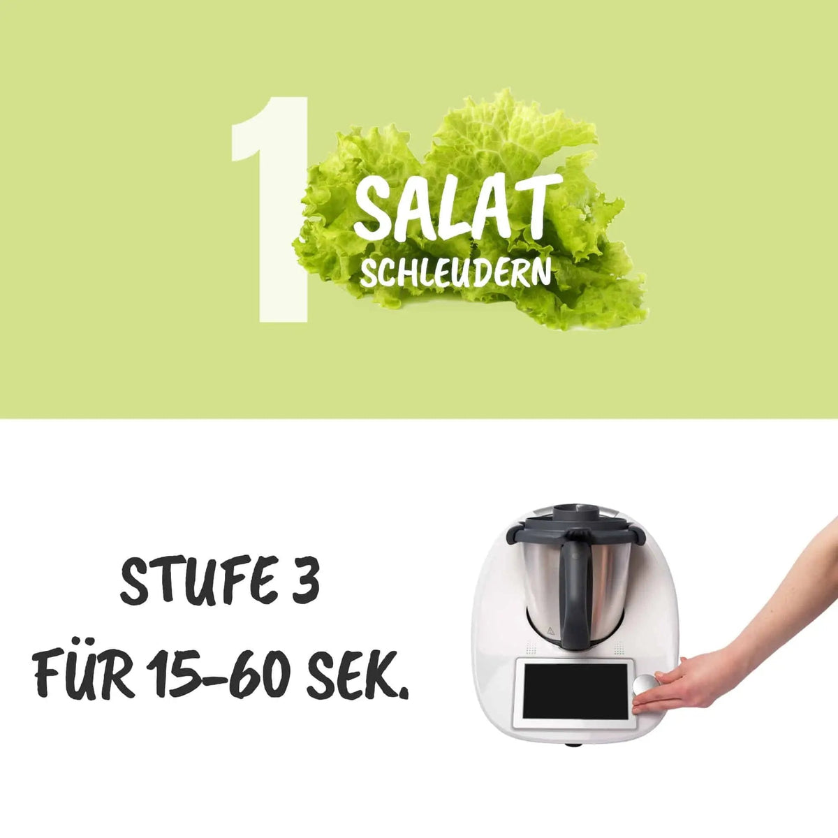 Salatschleuder-Aufsatz V2 von MixFino® für Thermomix
