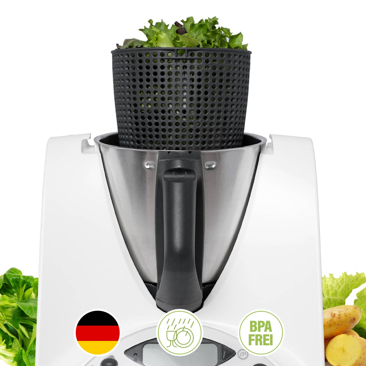 Salatschleuder-Aufsatz V2 von MixFino® für Thermomix