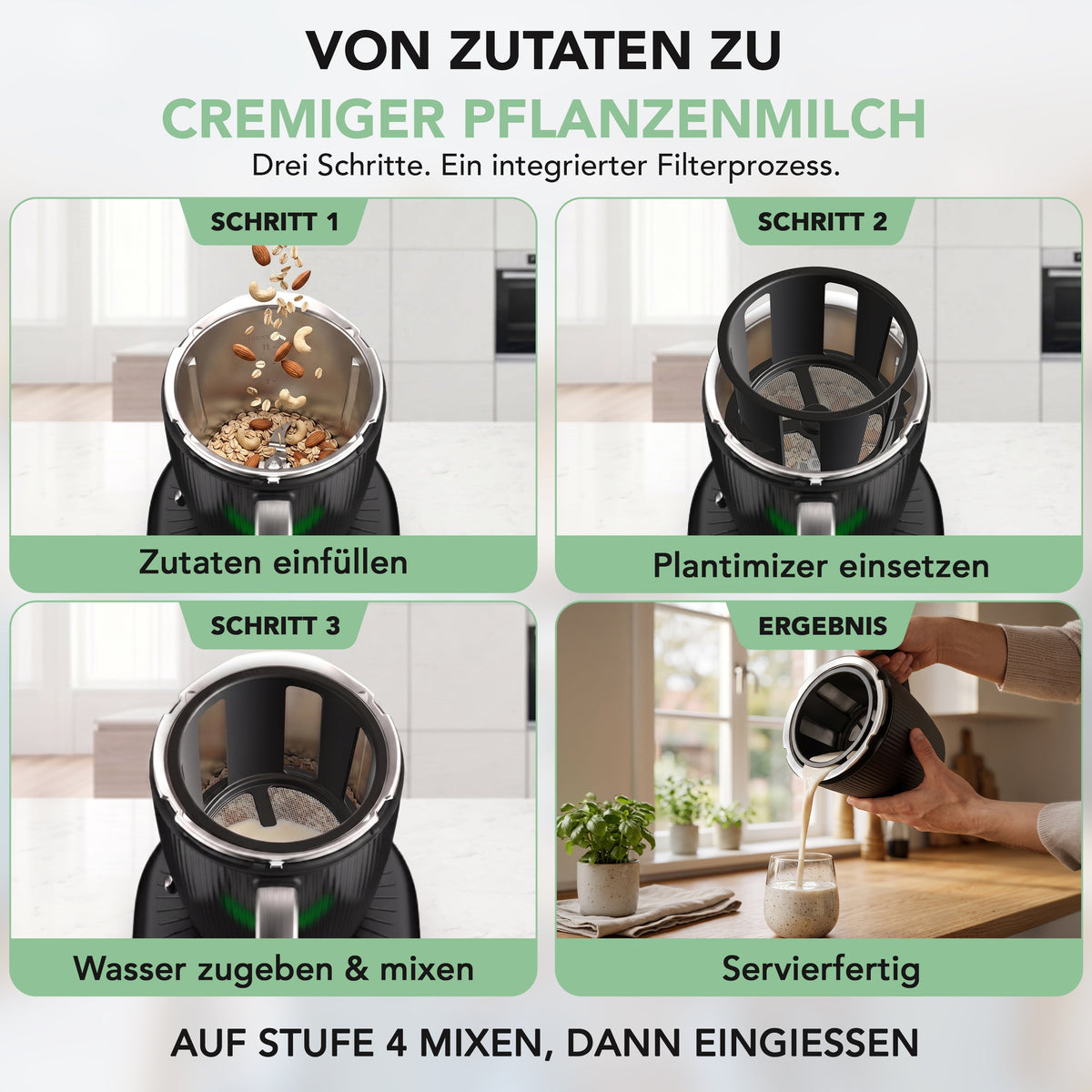 Plantimizer® | Pflanzenmilch-Filter für Thermomix TM7, TM6, TM5