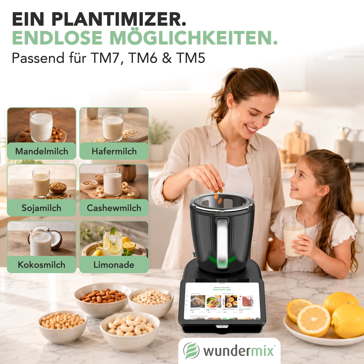 Plantimizer® | Pflanzenmilch-Filter für Thermomix TM7, TM6, TM5