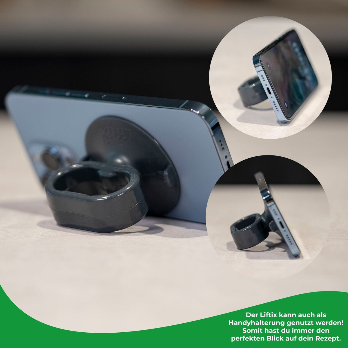 Liftix® | Saugnapf-Griff für Varoma-Deckel & Dampfgaraufsatz-Deckel Monsieur Cuisine