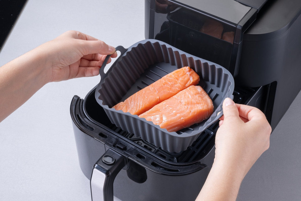 Airfryer Silikonform 15×15 cm für Heißluftfritteuse