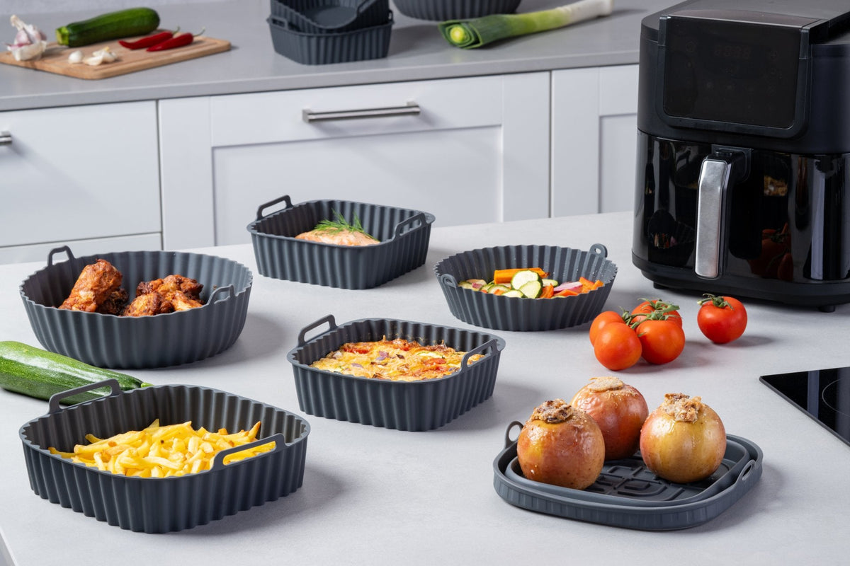 Airfryer Silikonform 19×19 cm für Heißluftfritteuse