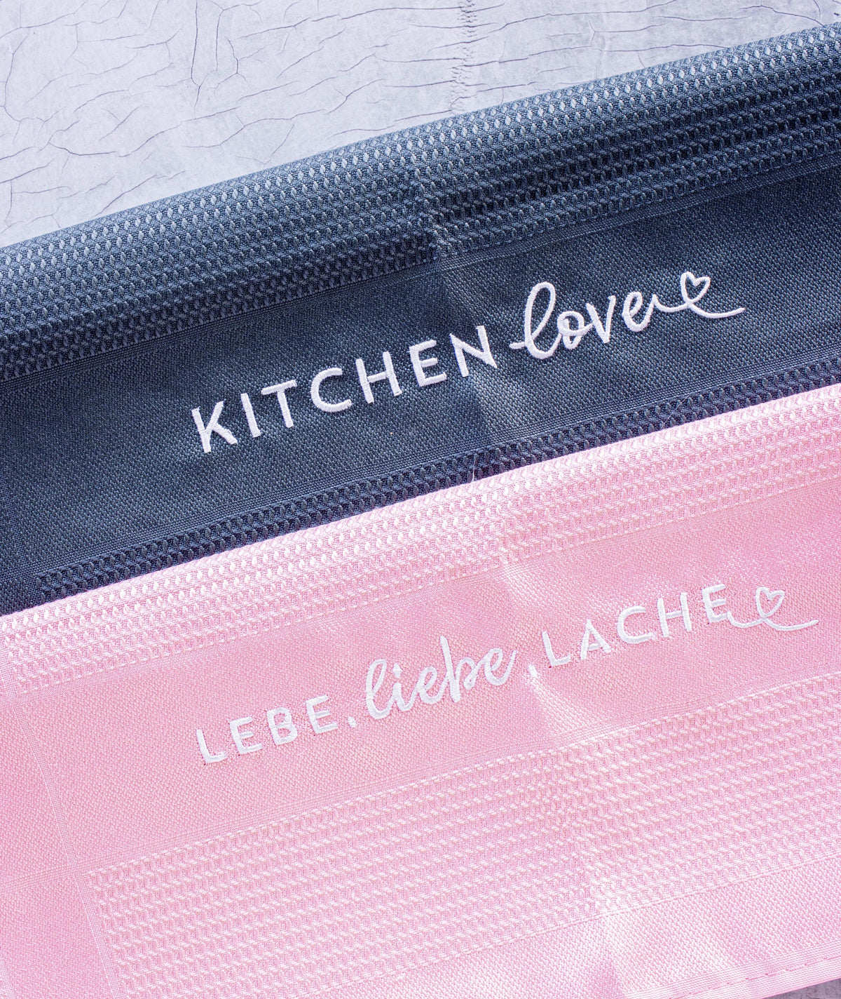 Mikrofaser-Tücher 2er-Set «food with love»
