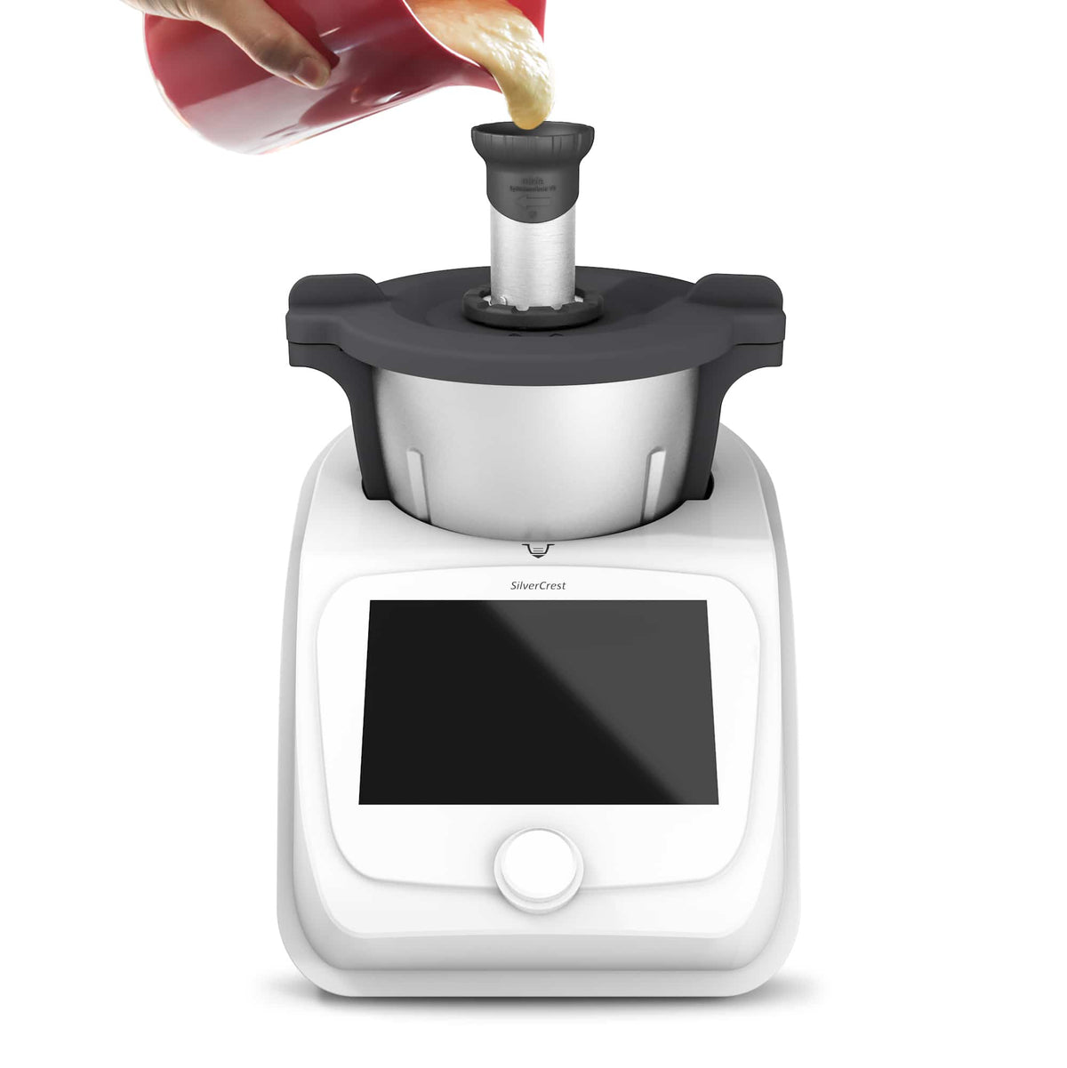 mixle® | Spätzleaufsatz V2 aus Edelstahl für Monsieur Cuisine Smart, Compact, Connect & Trend