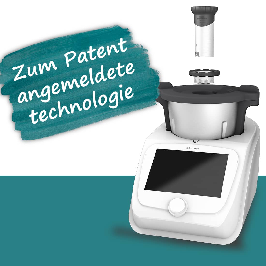 mixle® | Spätzleaufsatz V2 aus Edelstahl für Monsieur Cuisine Smart, Compact, Connect & Trend