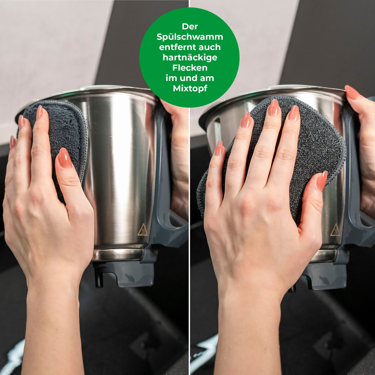 Reinigungstücher-Set aus Bambus- und Mikrofaser (3-tlg.)