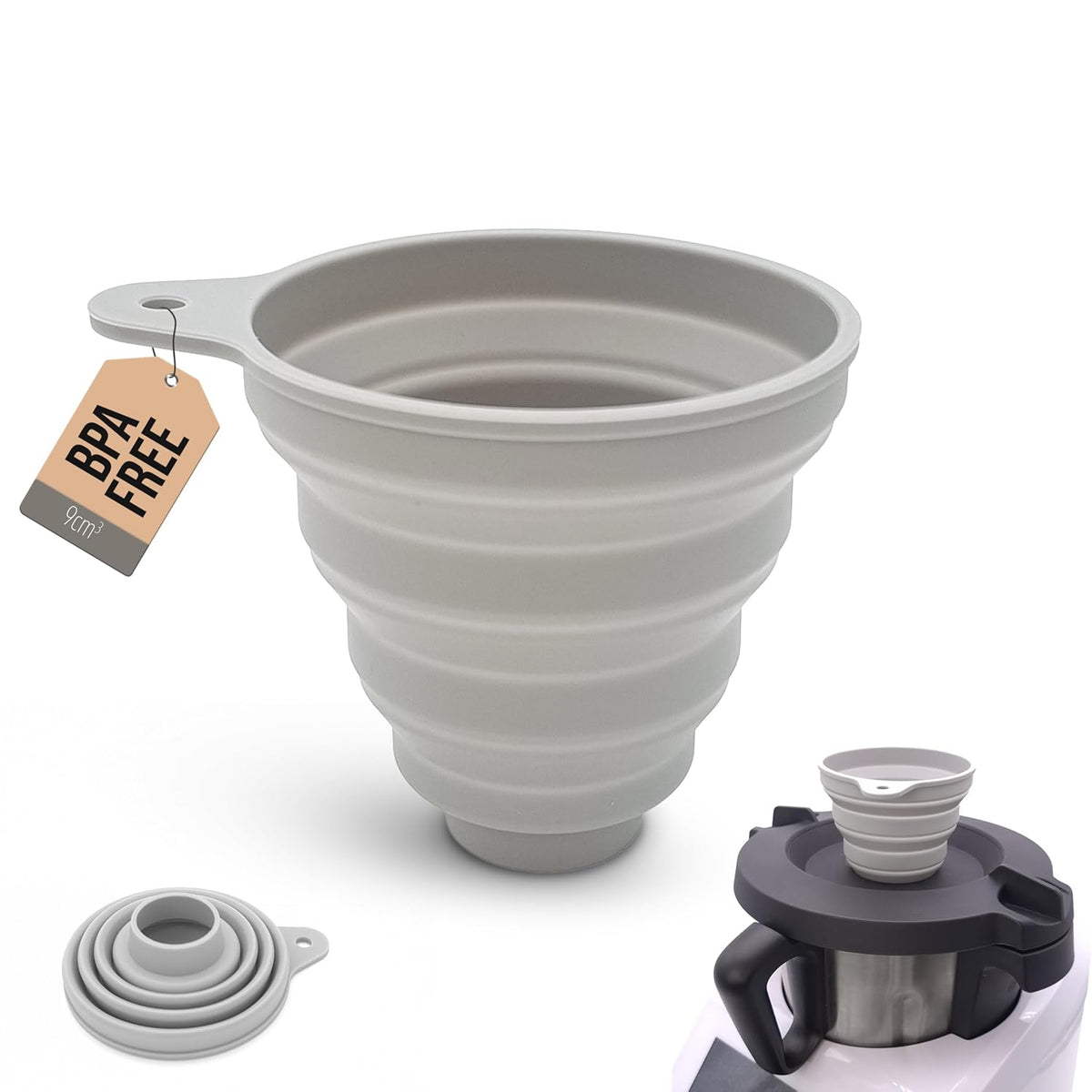 Silikon-Trichter für Monsieur Cuisine Smart, Connect, Trend & Compact