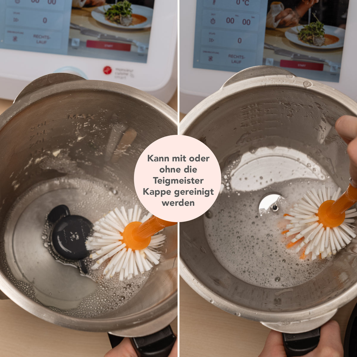 TeigMeister | Kneteinsatz für Monsieur Cuisine Connect, Trend, Smart & Compact
