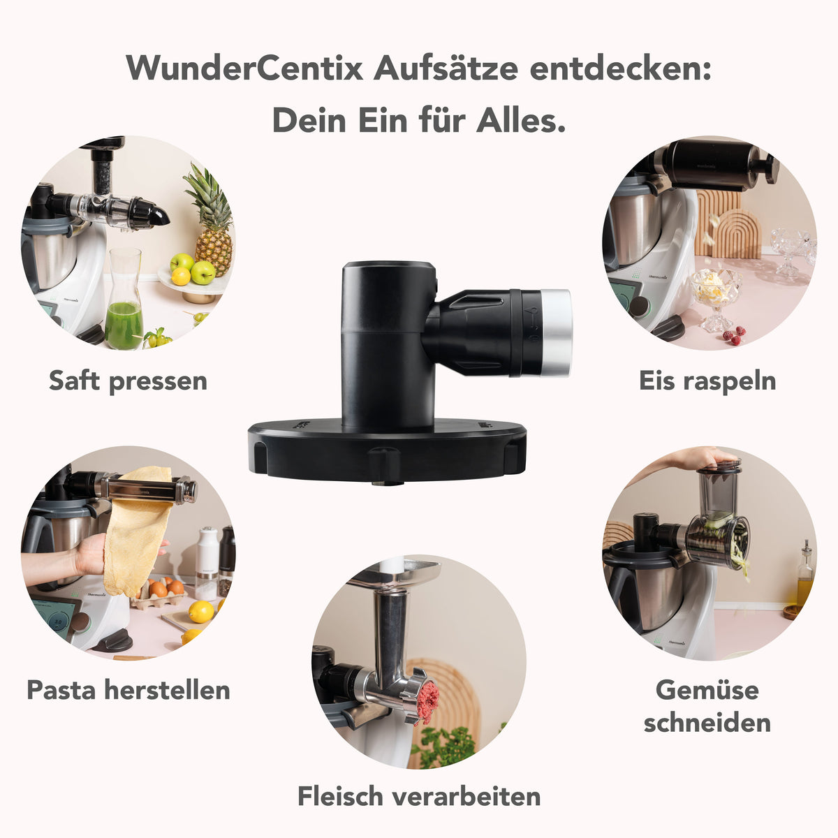 WunderCentix® Starter-Set "Flockenquetsche" für TM6, TM5