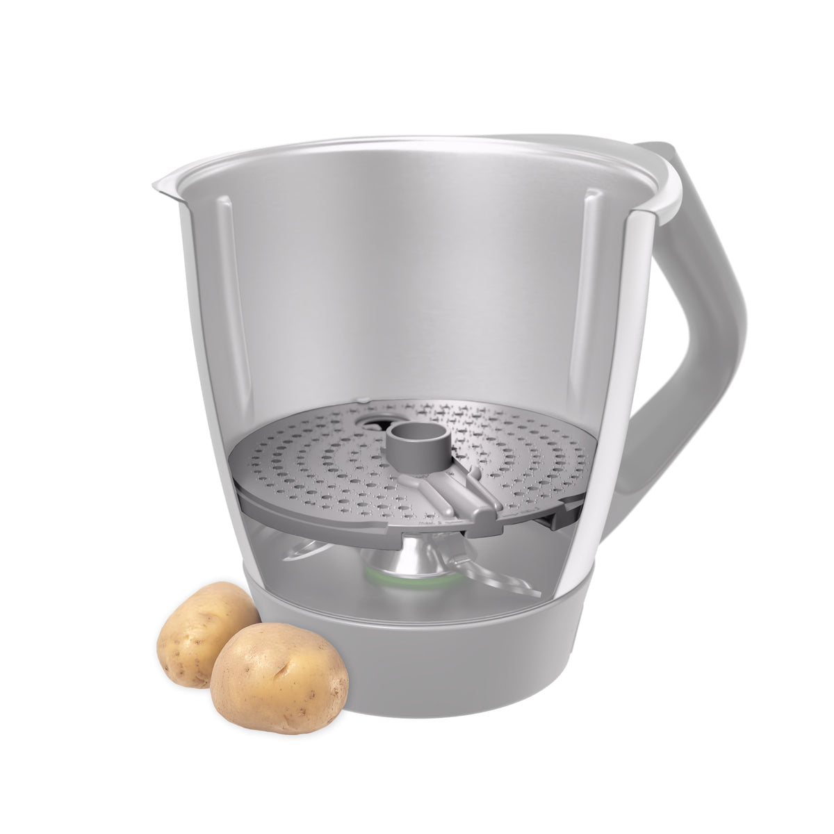 WunderPeeler® (mit Träger) | Kartoffelschäler-Aufsatz für Thermomix TM7, TM6, TM5, TM31