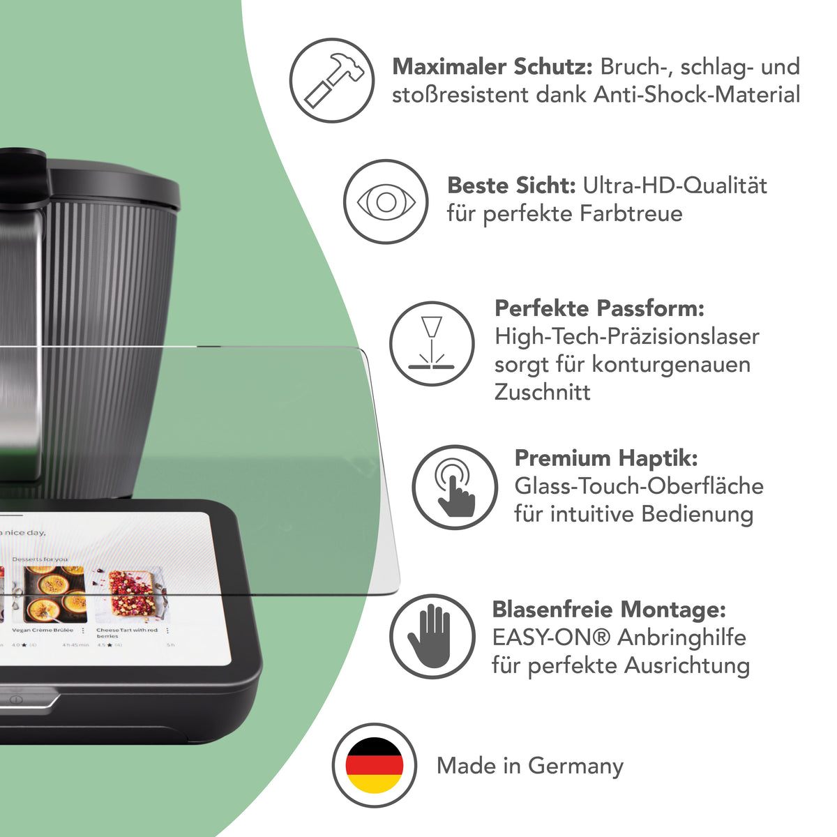 WunderScreen Spar-Set: Displayschutz und TouchPen für TM7