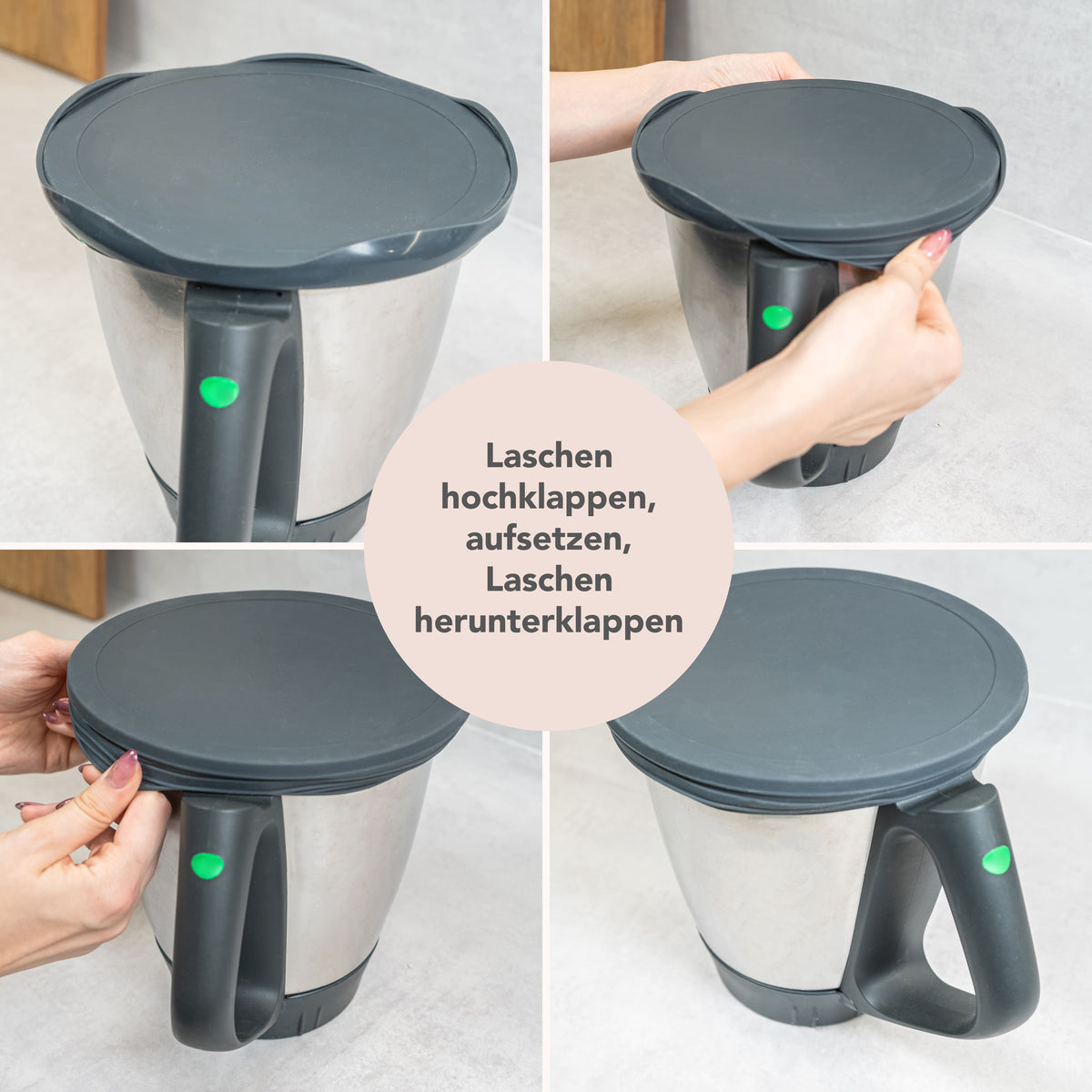 WunderLid® | Silikondeckel für Thermomix-Mixtopf  TM7, TM6, TM5, TM31