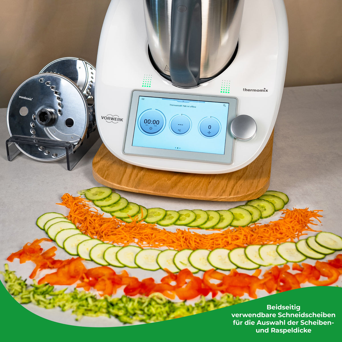 WunderSlicer® V2 & WunderZoodler® Sparset für Thermomix TM7, TM6, TM5