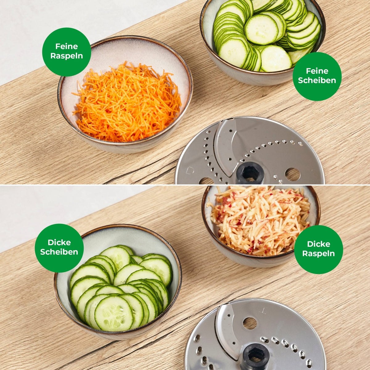 WunderSlicer® V2 | Gemüseschneider für Monsieur Cuisine Connect, Trend & Smart