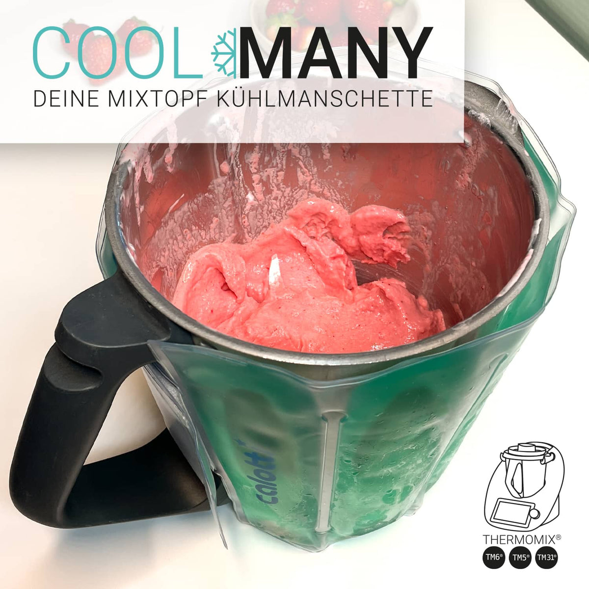 Calotti® Cool Many | Mixtopf-Kühlmanschette für Thermomix TM6, TM5, TM31